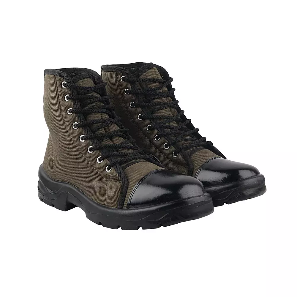 fuel-safety-shoes-pu-sole-olive-size-uk-10-jungle-boot-green