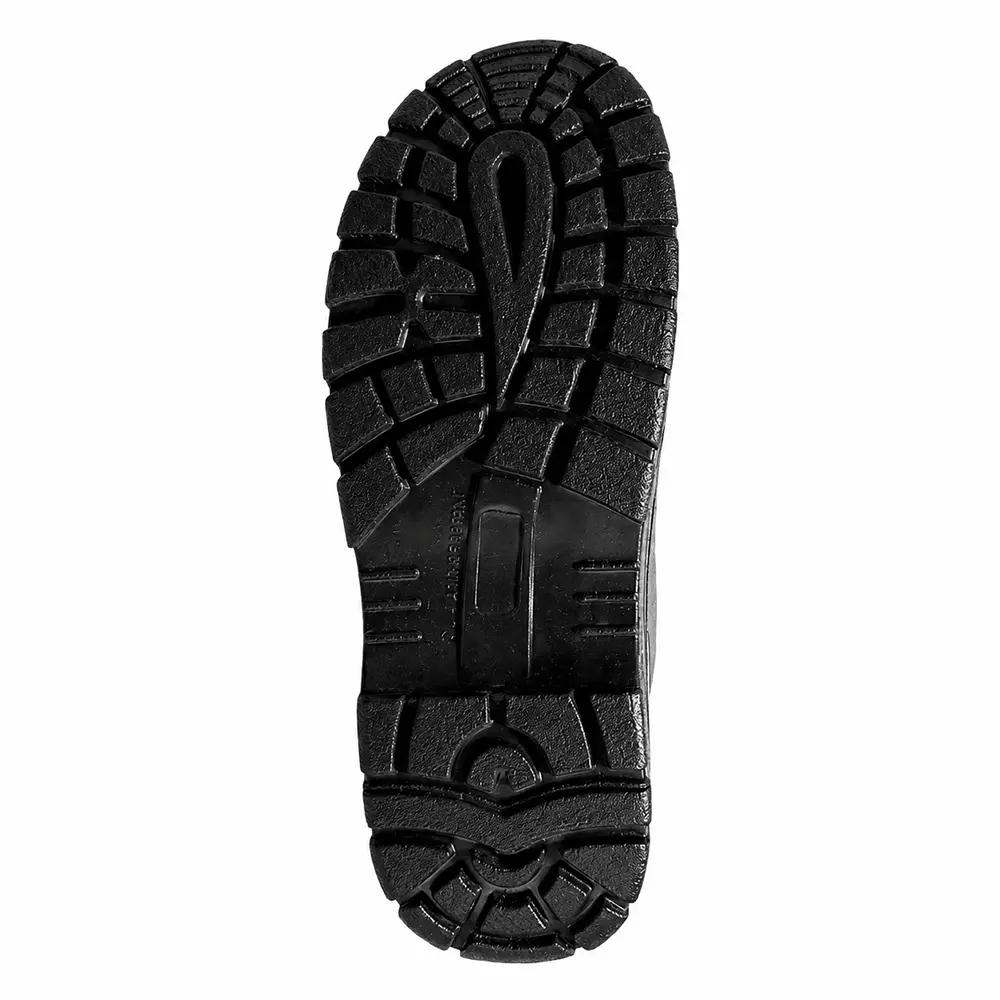 Generic Atom Poly Steel Toe Low Ankle Polyurethane Sole Black Leather Safety Shoe Size 9