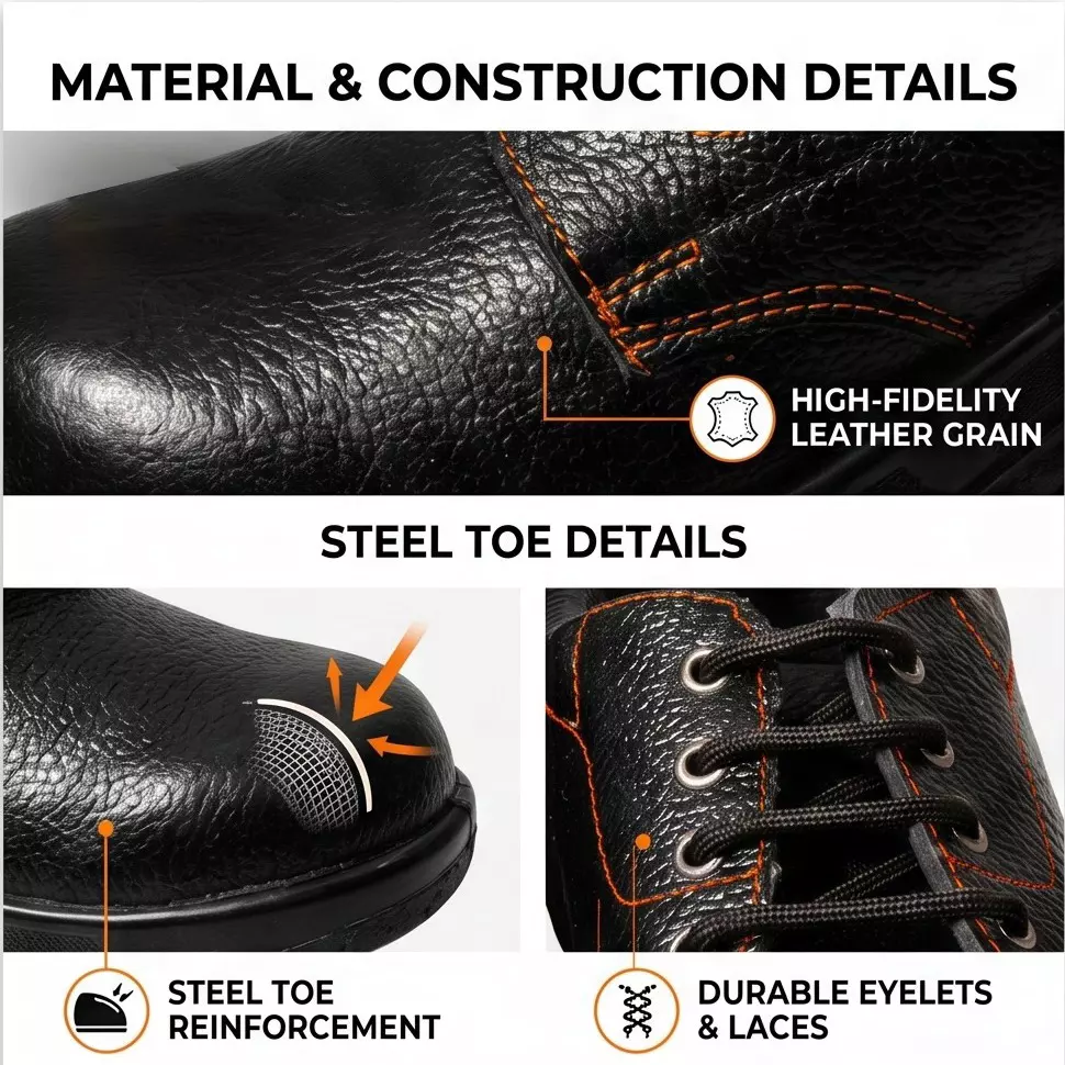 fulcrum-atom-poly-steel-toe-low-ankle-polyurethane-sole-black-leather-safety-shoe-size-7