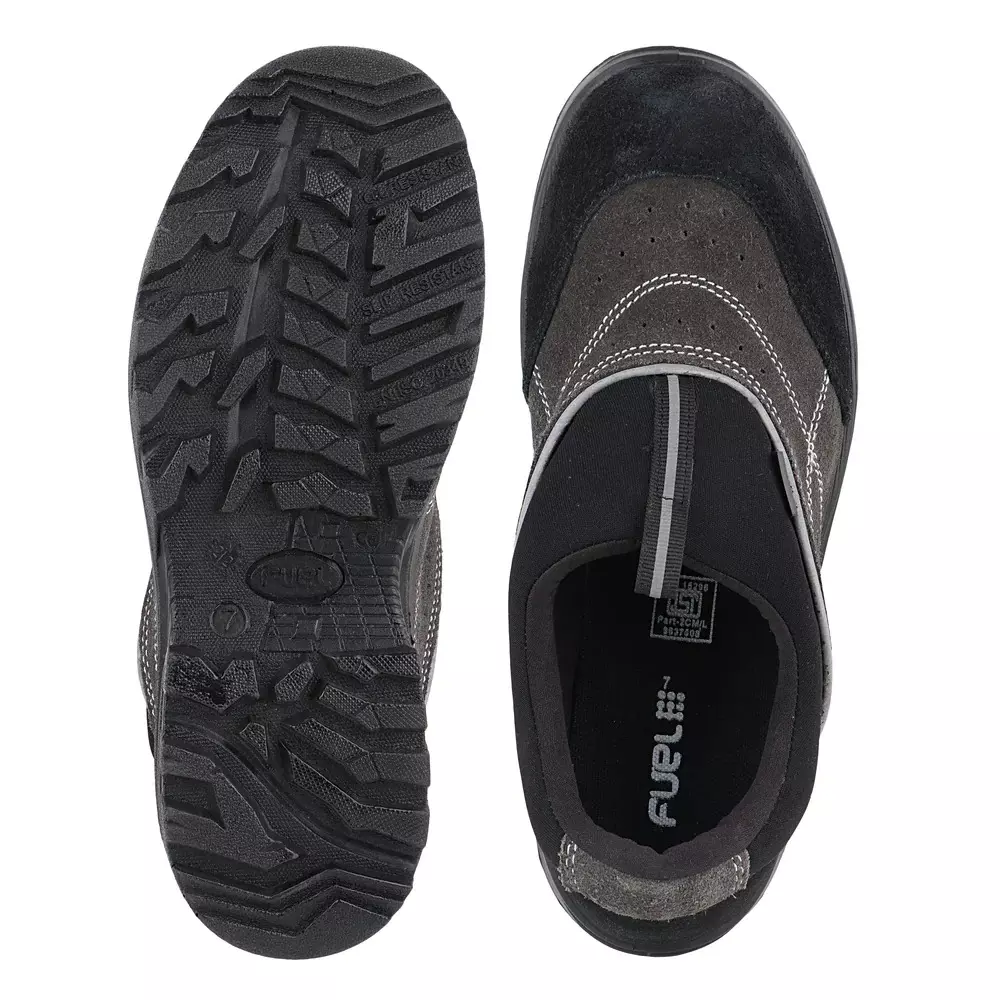 fuel-steel-toe-safety-shoes-pu-sole-black-grey-size-uk-10-slip-on
