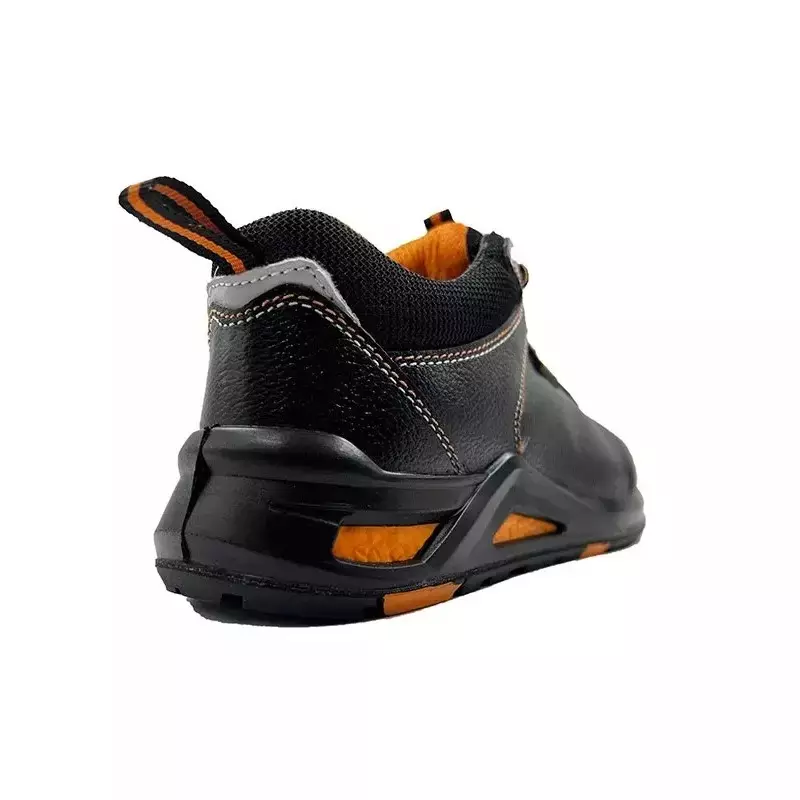 Allen Cooper Double Duty Safety Shoes Steel Toe Low Ankle PU Sole Size 8 UK/India Black, ACL 3687