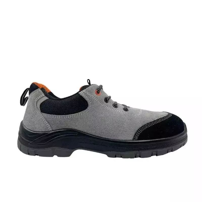 Allen Cooper Double Duty Safety Shoes Steel Toe Low Ankle PU Sole Size 11 UK/India Grey, DD 7152