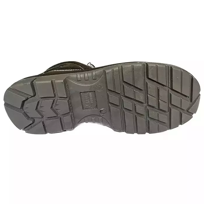 Allen Cooper Steel Toe Safety Shoes Mid Ankle PU Sole Size 10 UK/India Black, DD-7080