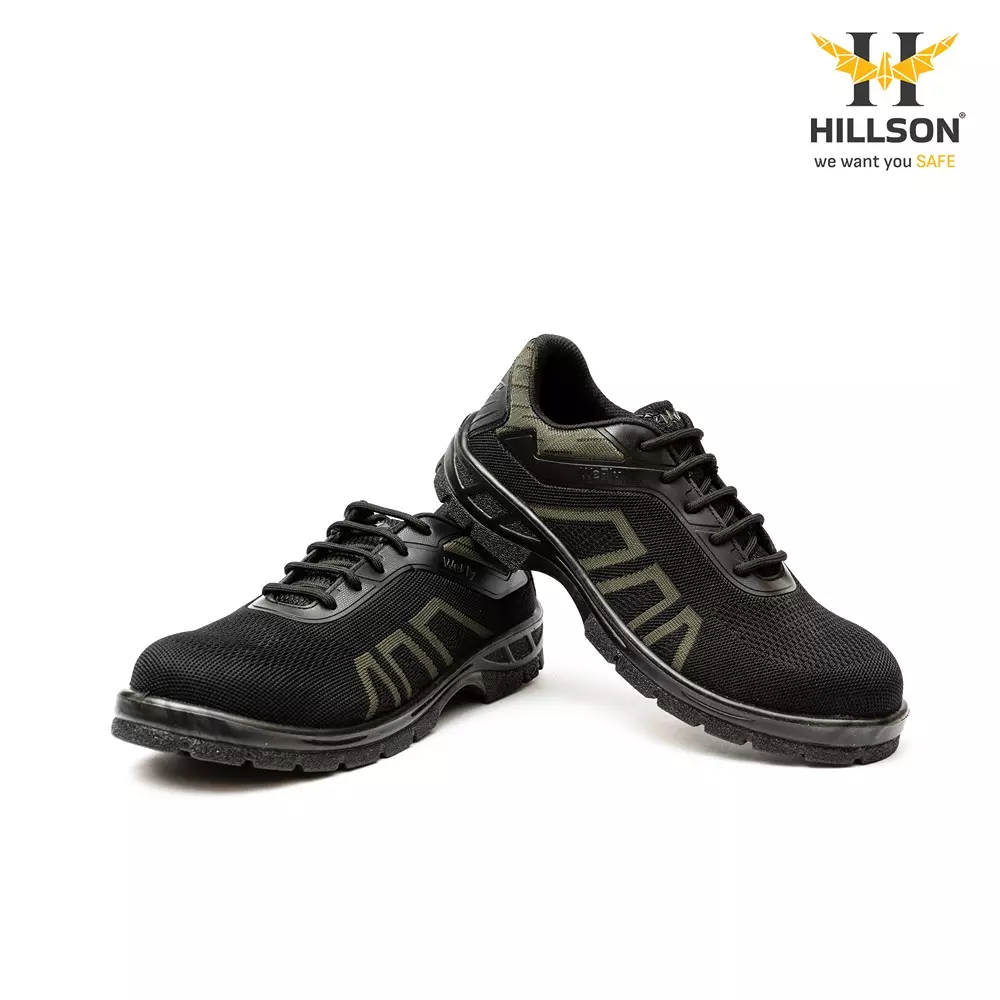 hillson-hard-toe-safety-shoes-pu-sole-low-ankle-green-breathable-flyknit-fabric-size-uk-7-wf02-green