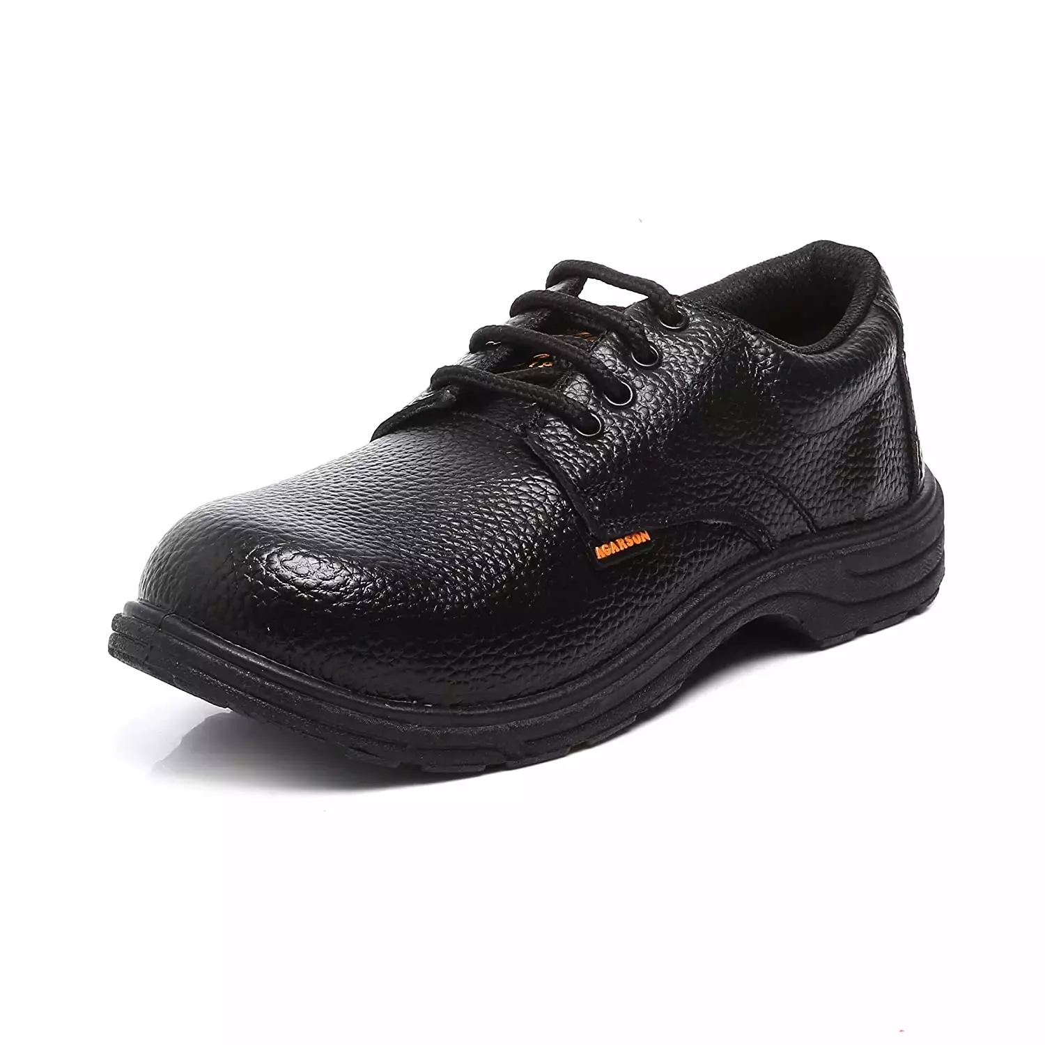 Agarson Captain PVC Sole Steel Toe Black Safety Shoes (Size UK 6 - UK 11)