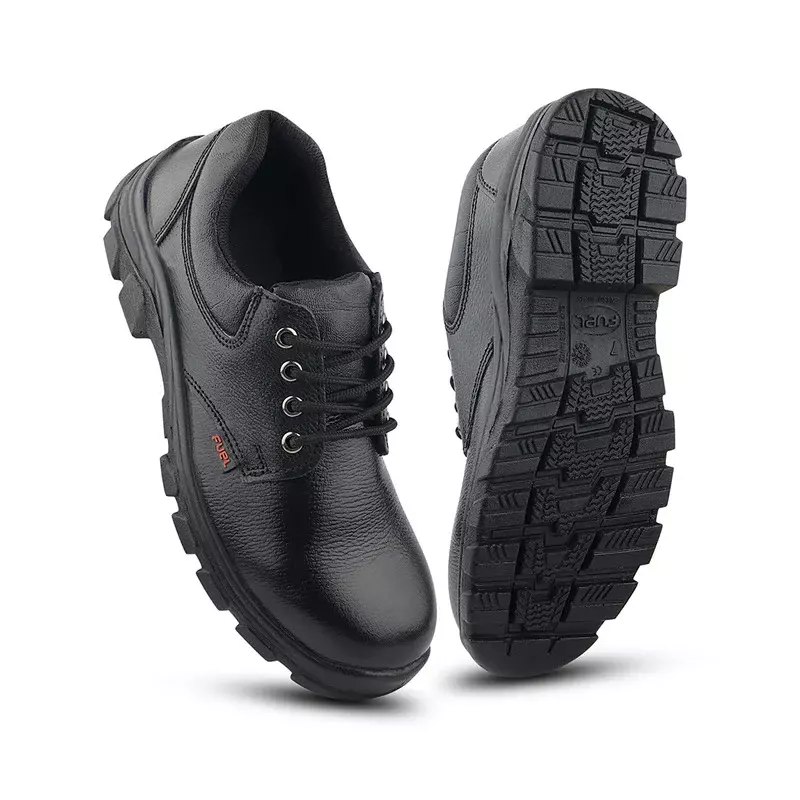 fuel-metallic-safety-shoes-pu-single-density-low-ankle-blackgrain-leather-tango-print-for-mens-size-uk7-spear-sd