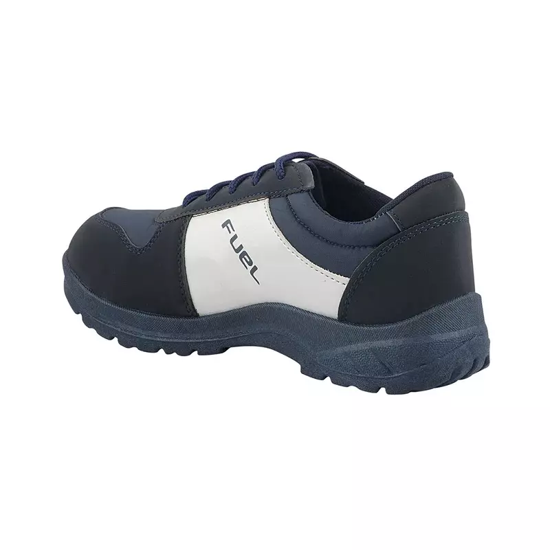 FUEL Metallic Toe Safety Shoes PVC Single Density Low Ankle Blue Fabric for Women Size UK3, ULTRA BLUE