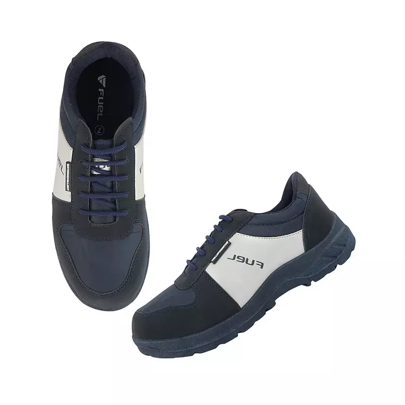 FUEL Metallic Toe Safety Shoes PVC Single Density Low Ankle Blue Fabric for Women Size UK3, ULTRA BLUE