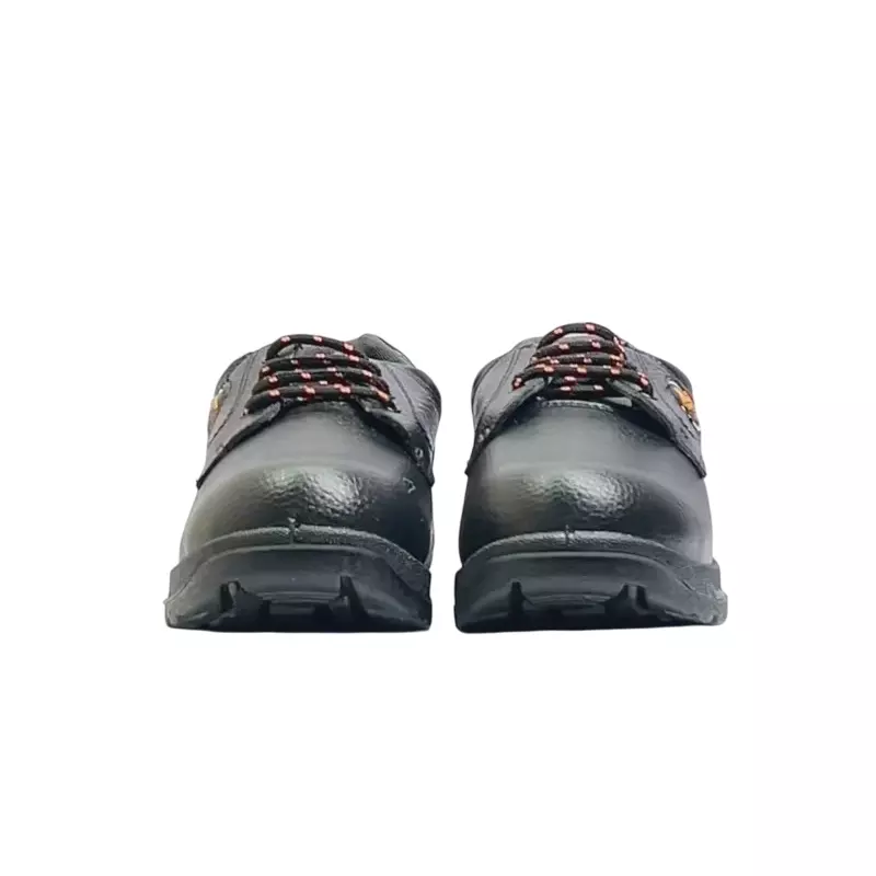 Fuel Steel Toe Safety Shoes PVC Single Density Low Ankle Black Synthetic Leather for Mens Size UK12, ARSENAL-LC BLK