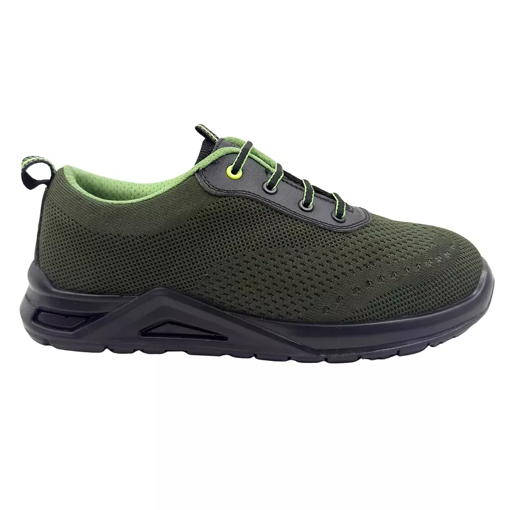 allen-cooper-steel-toe-safety-shoe-low-ankle-pu-sole-uk-12-size-olive-green-for-industrial-use-acf-1733