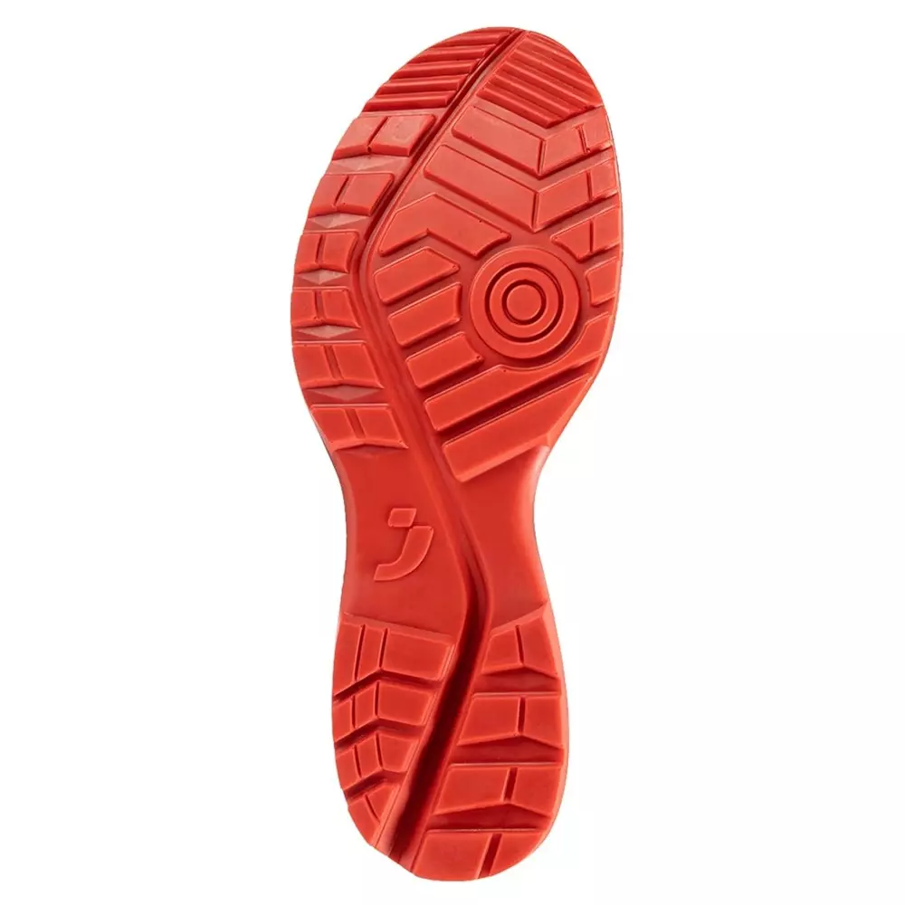 Safety Jogger 200 J Nano Carbon Toe Vegan Safety Sneaker Shoe Low Ankle PU Sole UK 7 Size Black-Red Microfiber for Industrial Use, MODULO S3