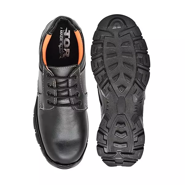 TOR Safety Shoes Low Ankle Thermoplastic Elastomers Sole Black Size UK 9, TOR_227