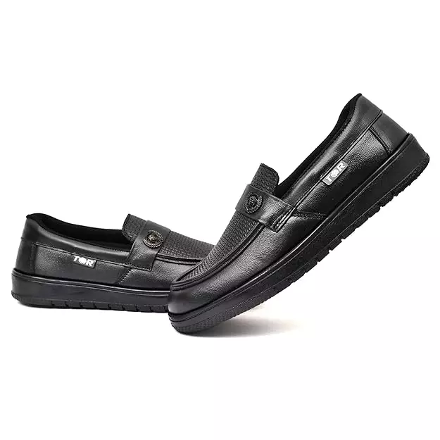 TOR Safety Shoes Low Ankle Thermoplastic Elastomers Sole Black Size UK 7, TOR-1097