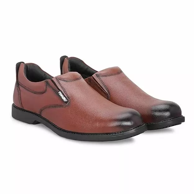 Torzu Steel Toe Safety Shoes Low Ankle Size 7 UK Brown, TORZU-221