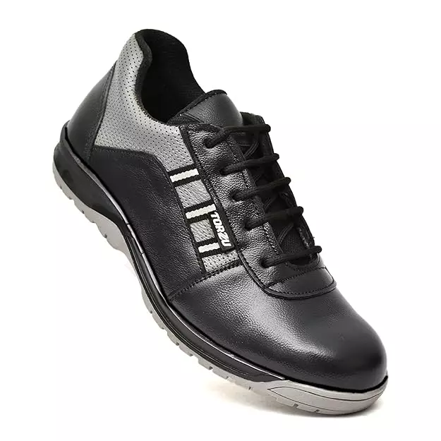 Torzu Steel Toe Safety Shoes Low Ankle Size 9 UK Dark Grey, TORZU-322