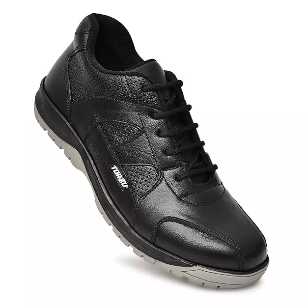 Torzu Steel Toe Safety Shoes Low Ankle Size 9 UK Black, TORZU-312