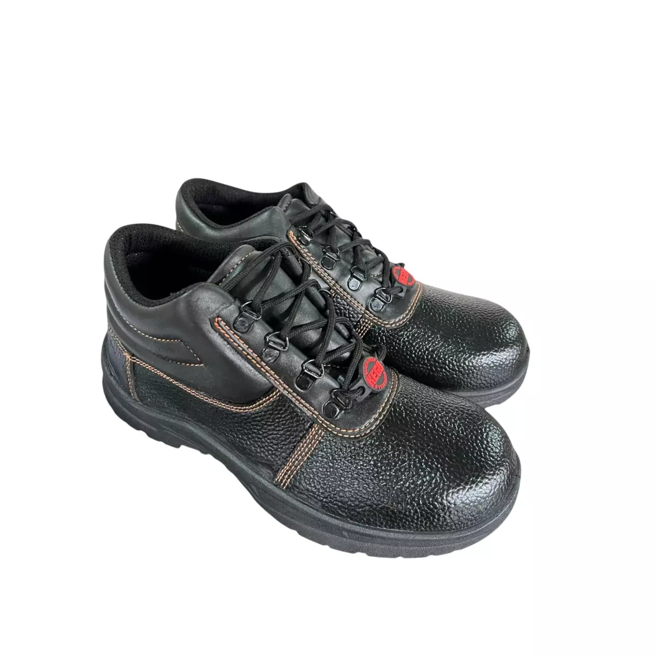 KEGO Safety Shoes Metal Toe Low Ankle Direct Injection PVC (Moulded) Sole Black UK 10, KG-PVS-1003 (1 Pair)