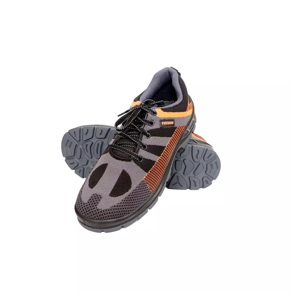 hindpro-composite-toe-safety-shoes-single-density-pu-sole-low-ankle-grey-fabric-upper-size-uk-9-passion-pack-of-12-pairs