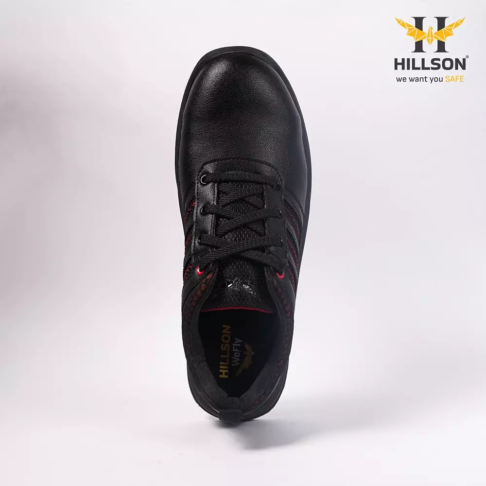 hillson-wefly-safety-shoes-re-enforced-toe-textile-fabric-sole-low-ankle-micro-synthetic-leather-black-uk-10-wf05