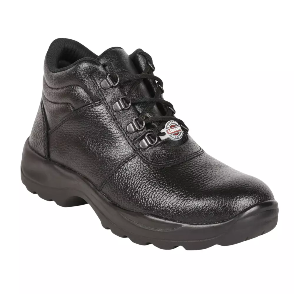 Liberty Safety Shoes High Ankle PU Sole Composit Toe Barton Print Leather Size UK 11, Shakti-Ac