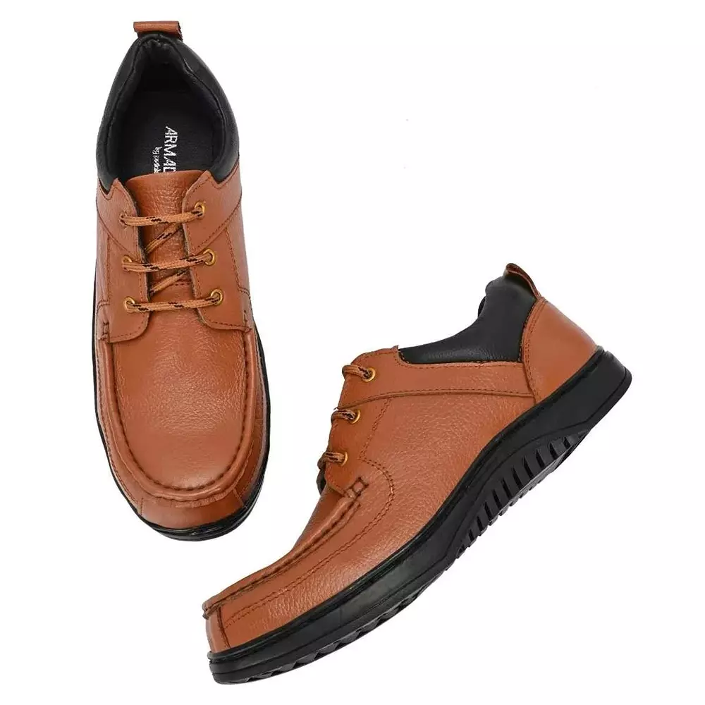 armaduro-steel-toe-safety-shoes-tpr-sole-low-ankle-tan-black-size-uk-7-ad1034