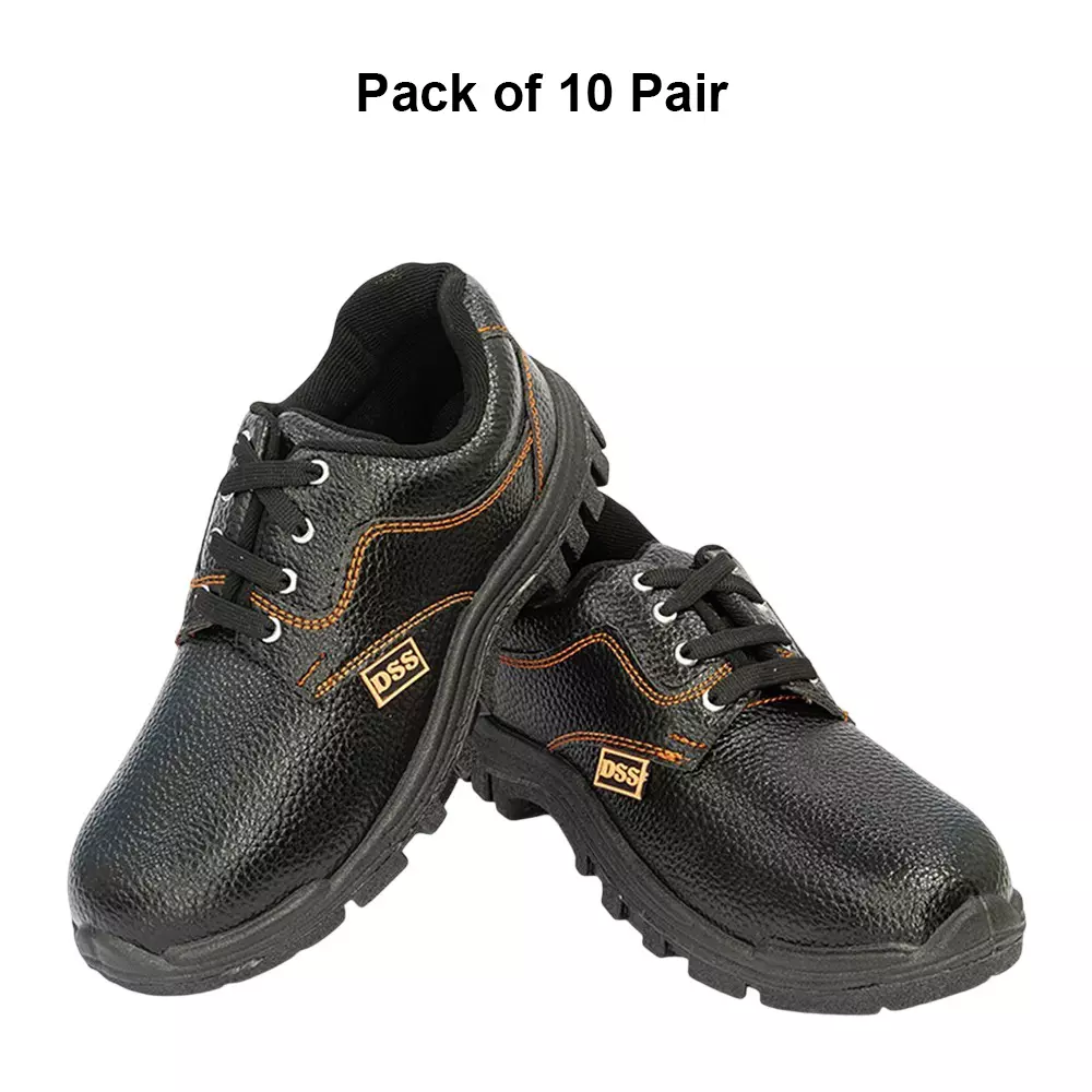 dss-steel-toe-safety-shoes-nbr-sole-synthetic-leather-print-size-uk-11-dss-comfort-10-pair