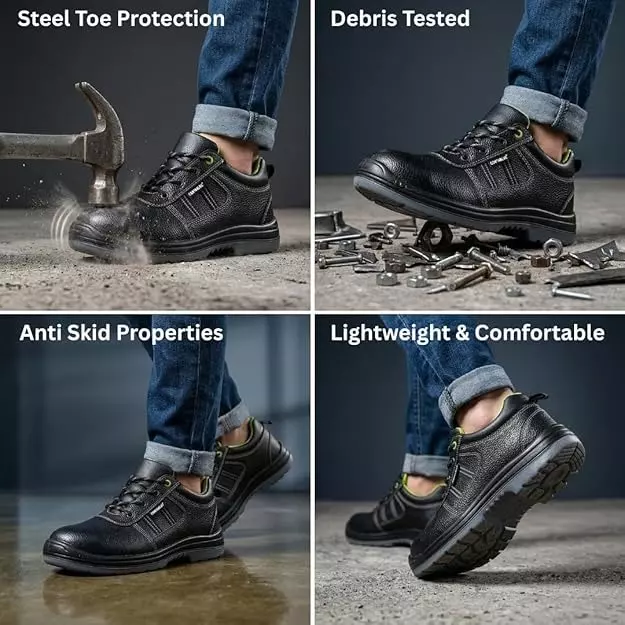 contablue-steel-toe-safety-shoes-pu-sole-low-ankle-black-leather-size-uk-6-gg-201
