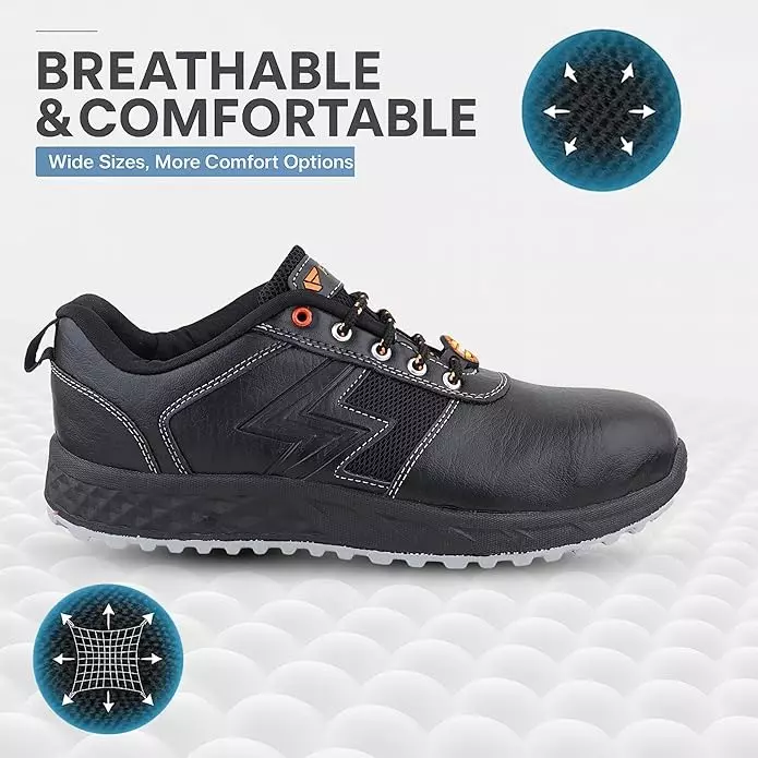 fuel-steel-toe-safety-shoes-pvc-sole-low-ankle-black-leather-size-uk-10-for-male-gravix