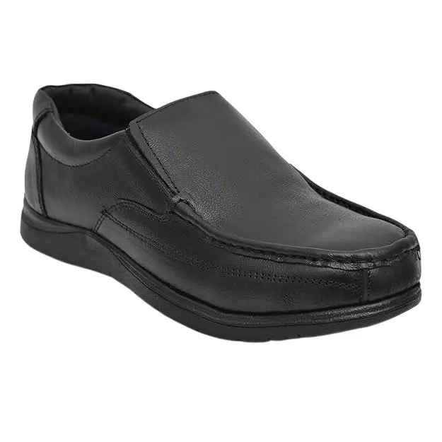 U Soto Steel Toe Safety Shoes Rubber Low Ankle Black Real Leather Size UK 6