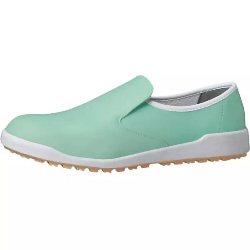 MIDORI Super Slip Resistant Work Shoes Artificial leather UK 8.5 Size Green, H-100C-GN-27.5