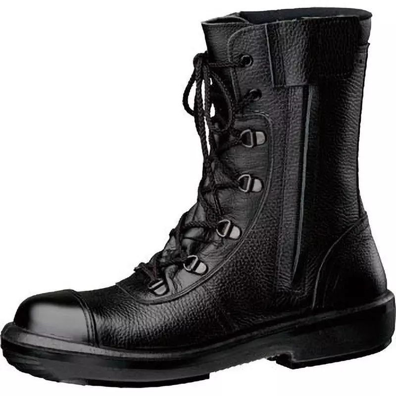 MIDORI Electrostatic Safety Shoes Black UK 5 Size Waterproof Cow Chrome Leather, RT833F-B-P4CAP-S 24.0