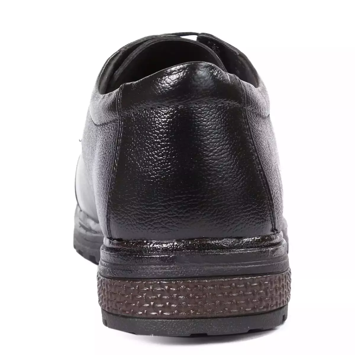 Rich Field Steel Toe Safety Shoe Genuine Leather Low Ankle Size UK 7 Black, SGS1130BK