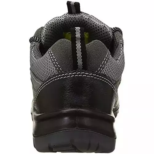 Allen Cooper Steel Toe Safety Shoes Low Ankle PU Sole Size 7 UK/India Grey, AC-1439