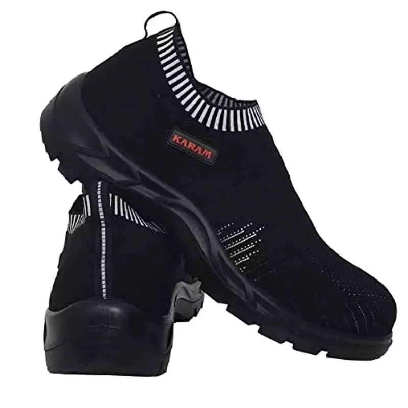 Karam Flytex Composite Toe Safety Shoes Low Ankle Black Size UK 5, FS 208