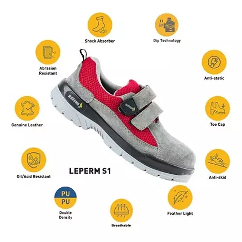 mallcom-steel-toe-safety-shoes-low-ankle-pu-sole-double-density-grey-synthetic-spacer-nylon-leperm