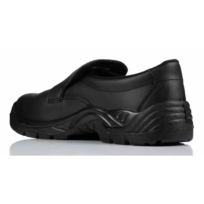 RS PRO Safety Shoe Unisex Black Toe Capped UK 12 EU 48, 2461055