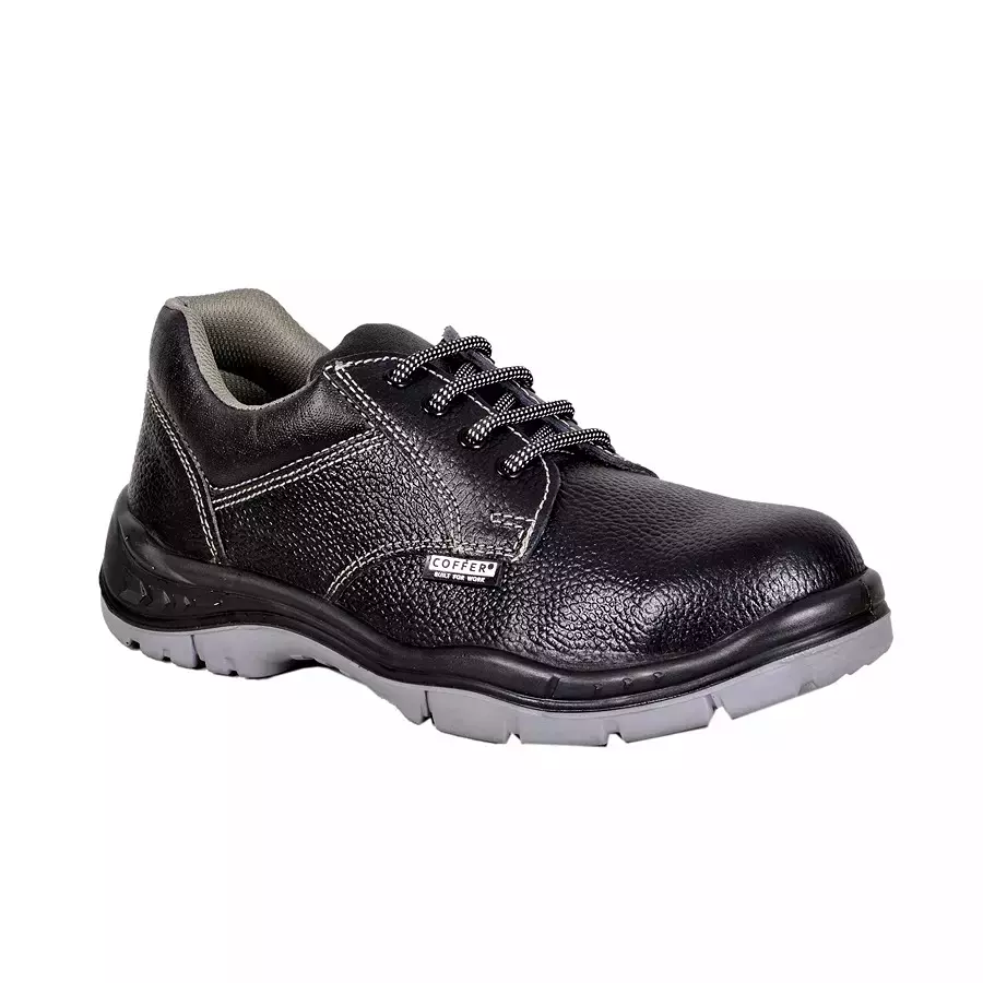 Coffer Safety 1157 Industrial Safety Shoe Steel Toe Black (Size UK 5 - UK 12)