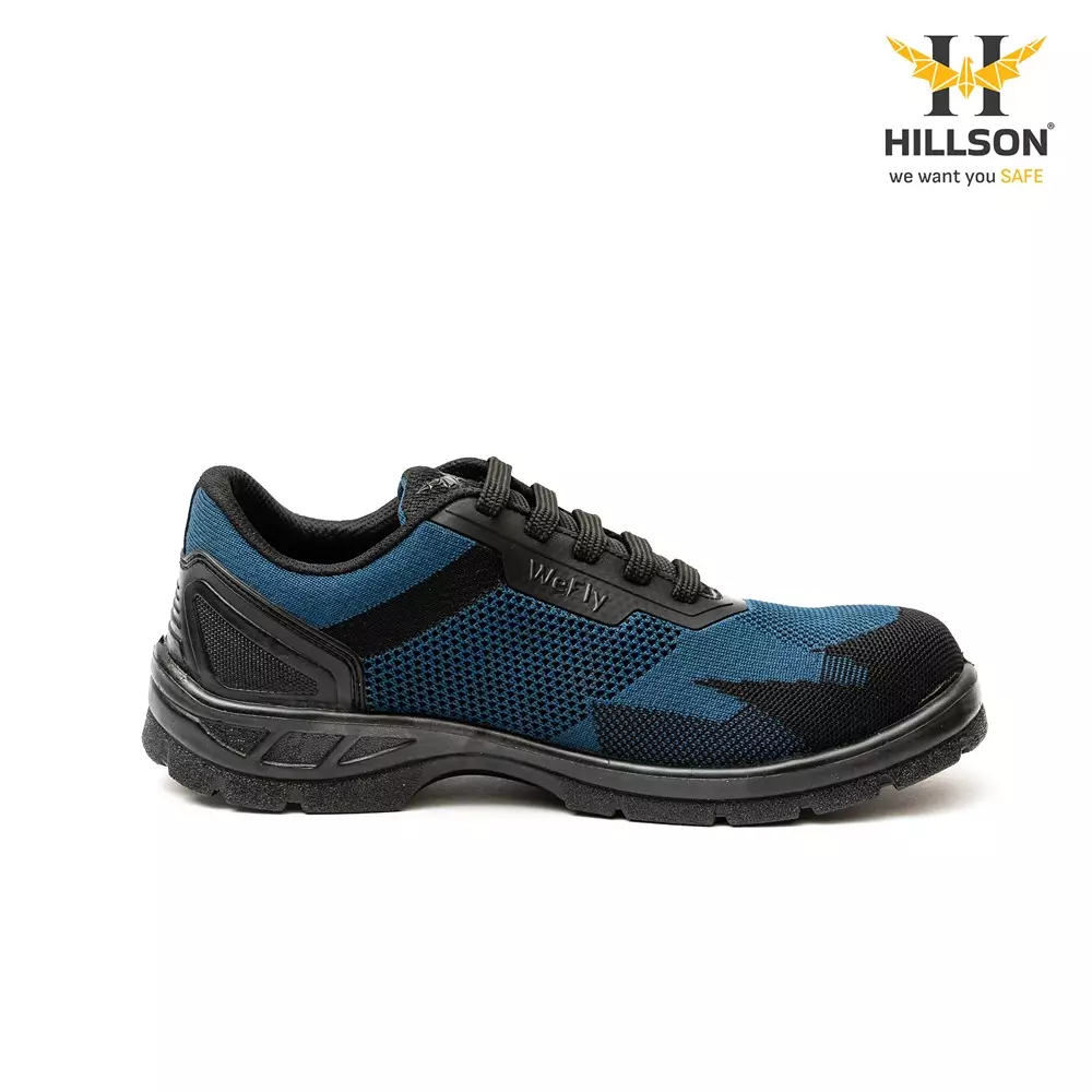 hillson-hard-toe-safety-shoes-pu-sole-low-ankle-blue-breathable-flyknit-fabric-size-uk-8-wf01-blue
