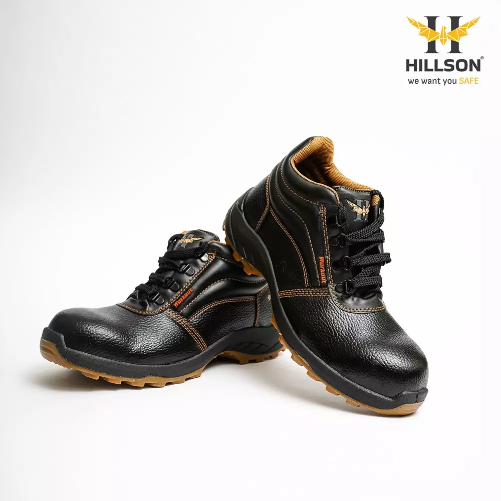 hillson-workout-steel-toe-safety-shoes-dual-density-with-high-ankle-pvc-sole-yellow-size-uk-9-pack-of-3-pairs