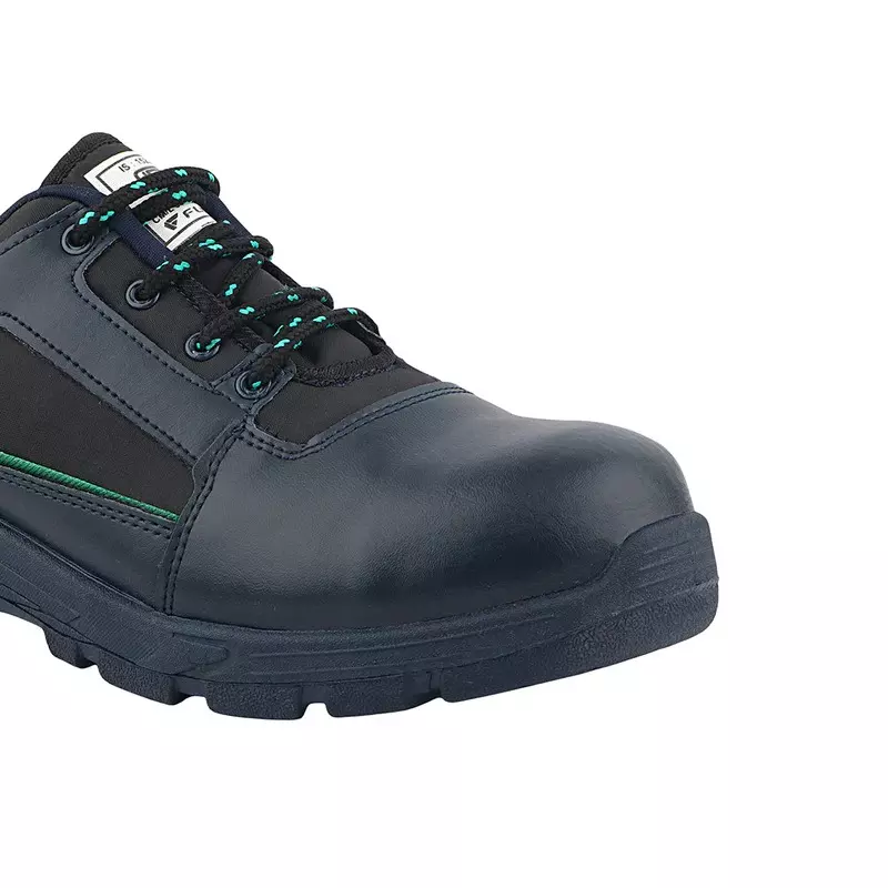 Fuel Steel Toe Safety Shoes Rubberized PVC Single Density Low Ankle Blue Synthetic & Treated Fabric for Mens Size UK10, ARMOUR-3-SD BLUE