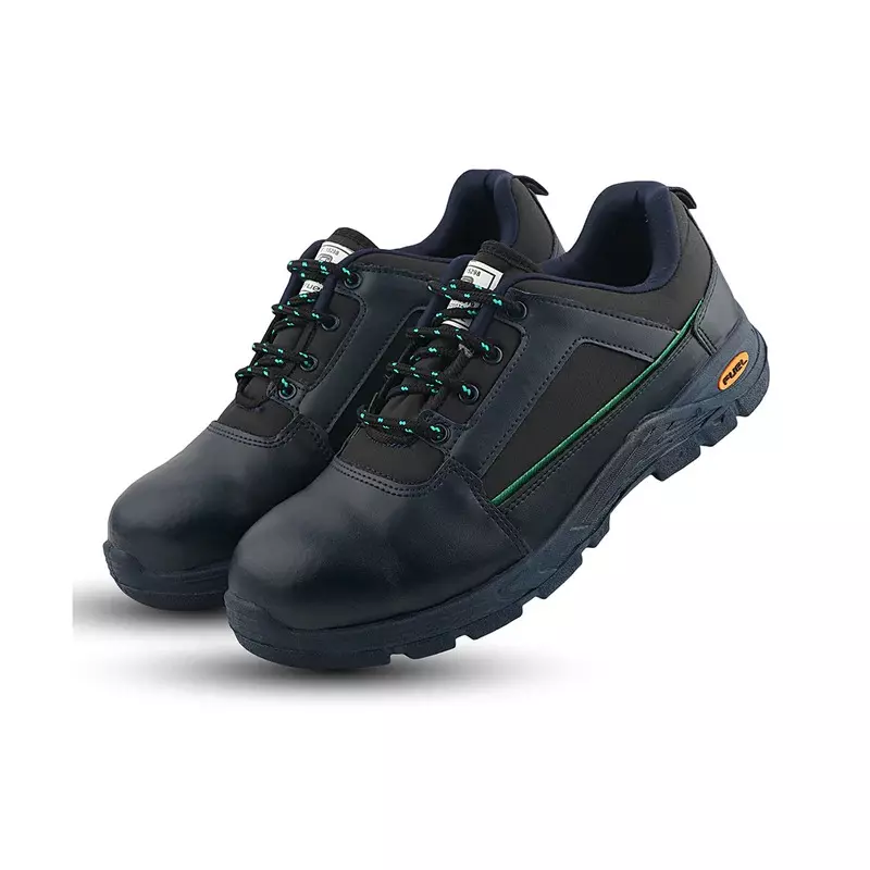 Fuel Steel Toe Safety Shoes Rubberized PVC Single Density Low Ankle Blue Synthetic & Treated Fabric for Mens Size UK10, ARMOUR-3-SD BLUE