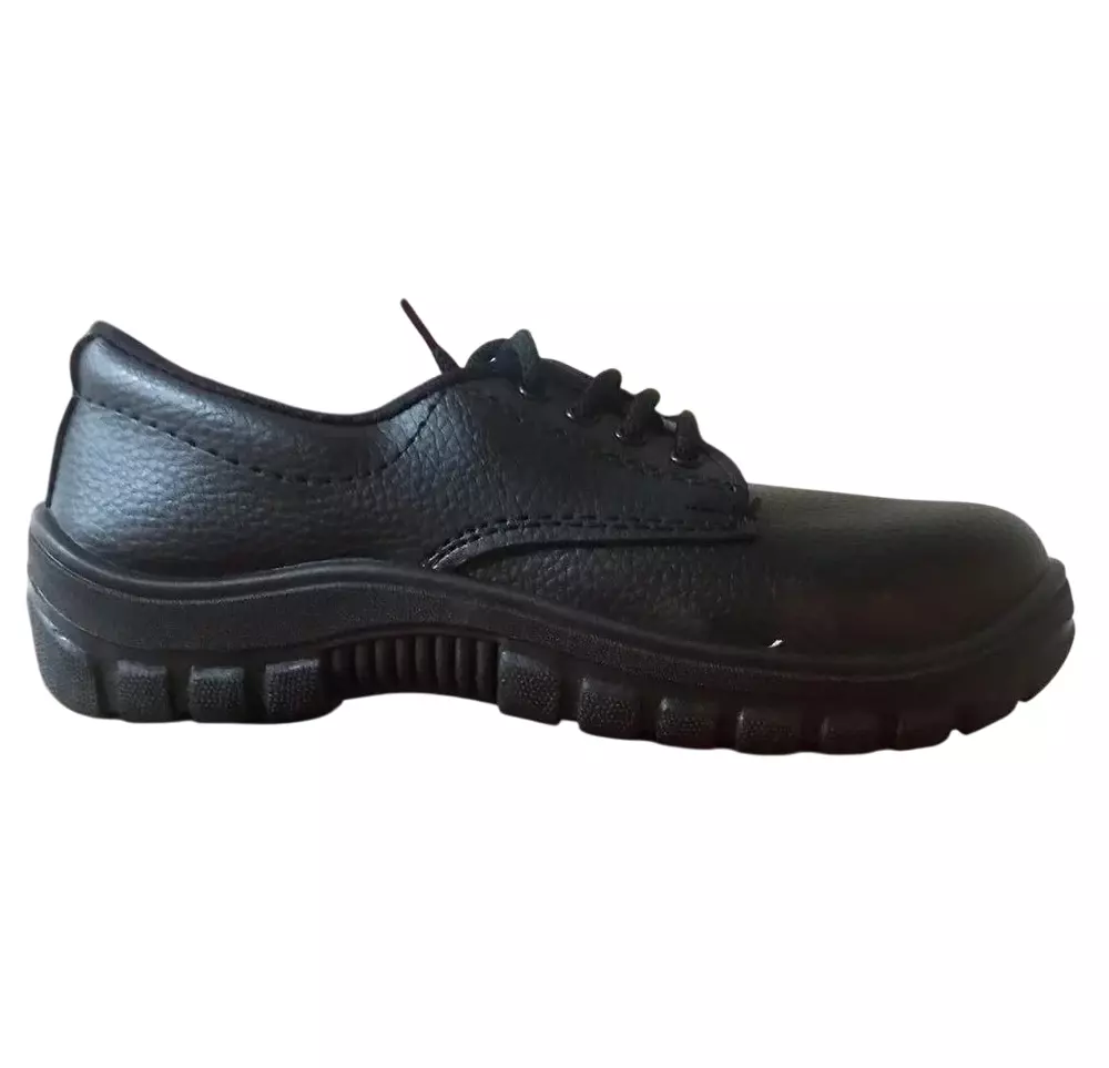 Markon Star Safety Shoes PVC Sole Low Ankle Steel Toe Black UK 7