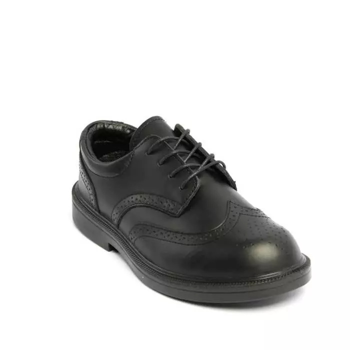 Himalayan 9810 Composite Toe Capped Safety Shoes Unisex Black UK 9, 9810BK090 (1 Pair)