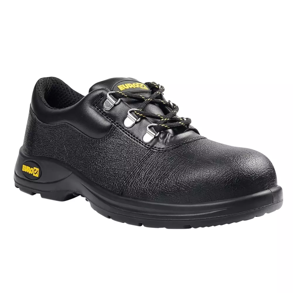 Eurock URBAN 200 J Steel Toe Safety Shoe Low Ankle PU Sole Black for Industrial Use