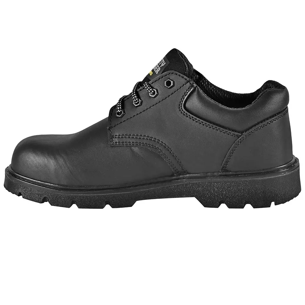 Safety Jogger 200 J Composite Toe Formal Safety Shoe Low Ankle PU Sole UK 6 Size Black Leather for Industrial Use, NX1110 S3