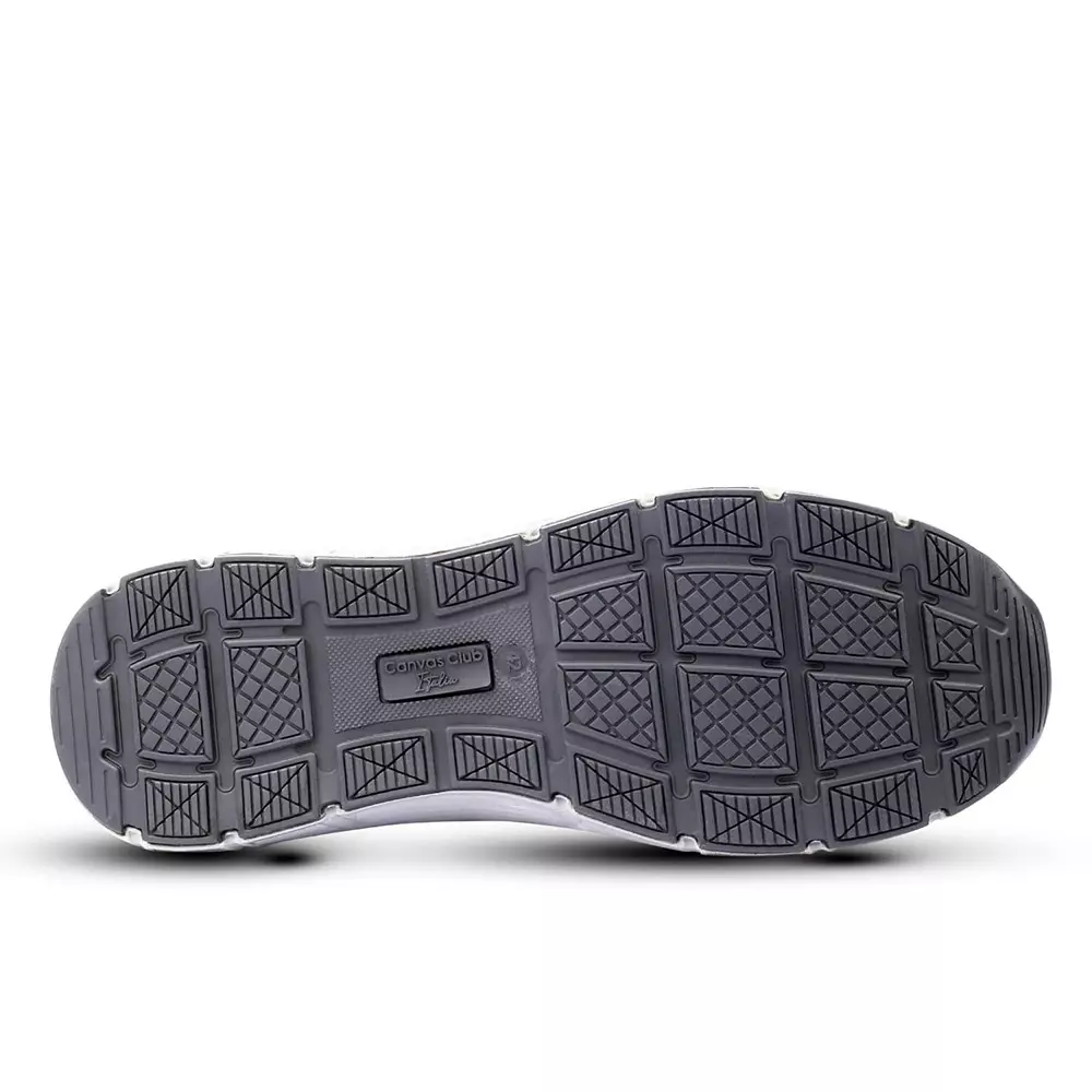 Canvas Club ROME S2 200 J Fiber Glass Toe Safety Shoe Low Ankle Phylon Rubber Sole UK 11 Size Black Micro Fibre