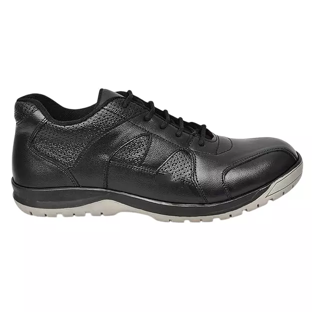 U Soto Steel Toe Safety Shoe Low Ankle TPE Sole UK 6 Size Black for Industrial Work, Environments & Casual Wear, U SOTO-312-06