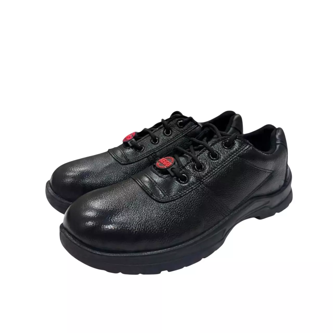 KEGO Safety Shoes Metal Toe Low Ankle Direct Injection PVC (Moulded) Sole Black UK 6, KG-PVL-1001 (10 Pairs )