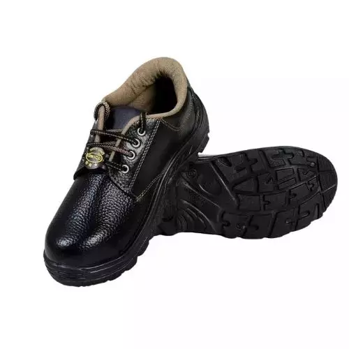 komico-steel-toe-safety-shoes-pvc-sole-low-ankle-black-leather-size-uk-7-eco-pack-of-12-pairs