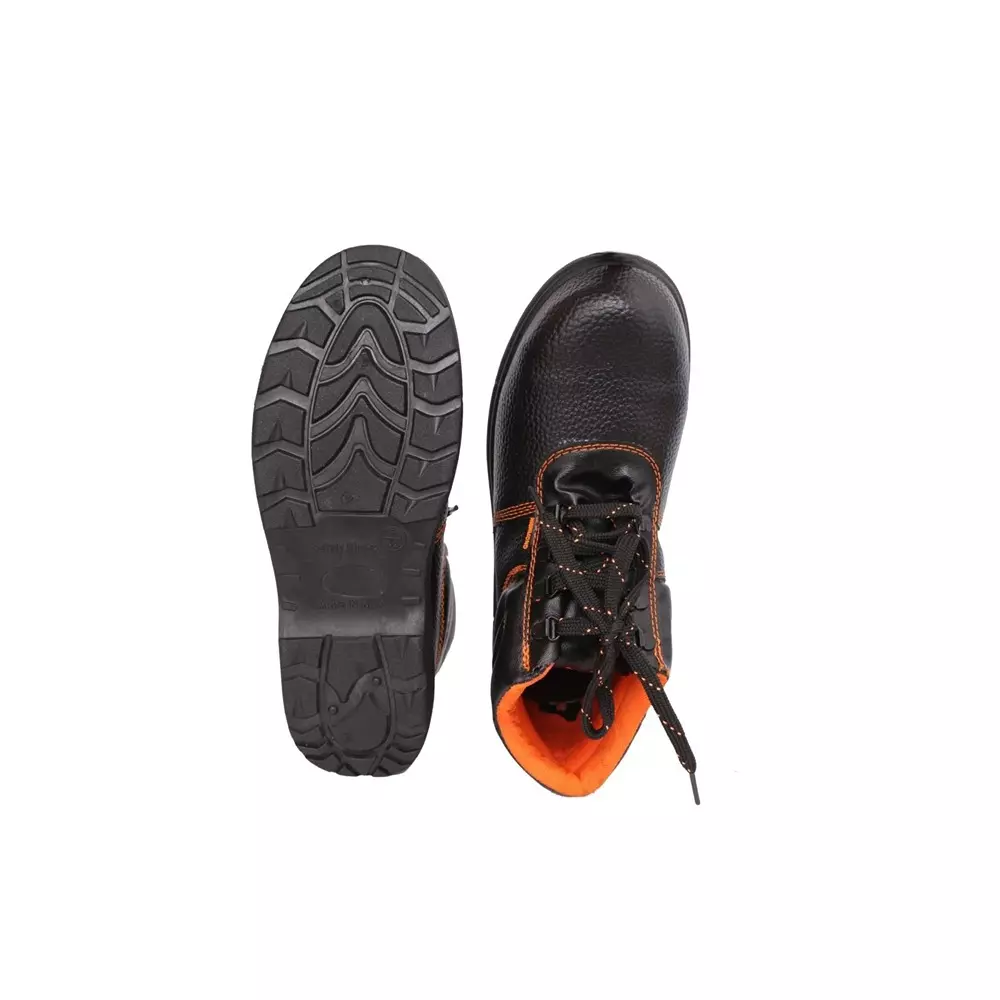 hindpro-steel-toe-safety-shoes-single-density-pvc-sole-low-ankle-black-barton-print-synthetic-leather-size-uk-11-richmond-pack-of-12-pairs